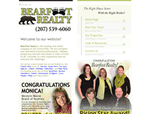 Tablet Screenshot of bearfootrealestate.com